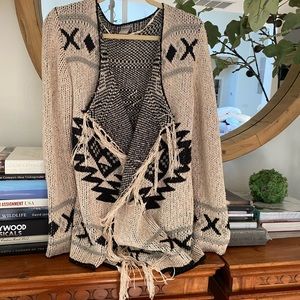 ASOS Object cardigan sweater with fringe *REDUCED*